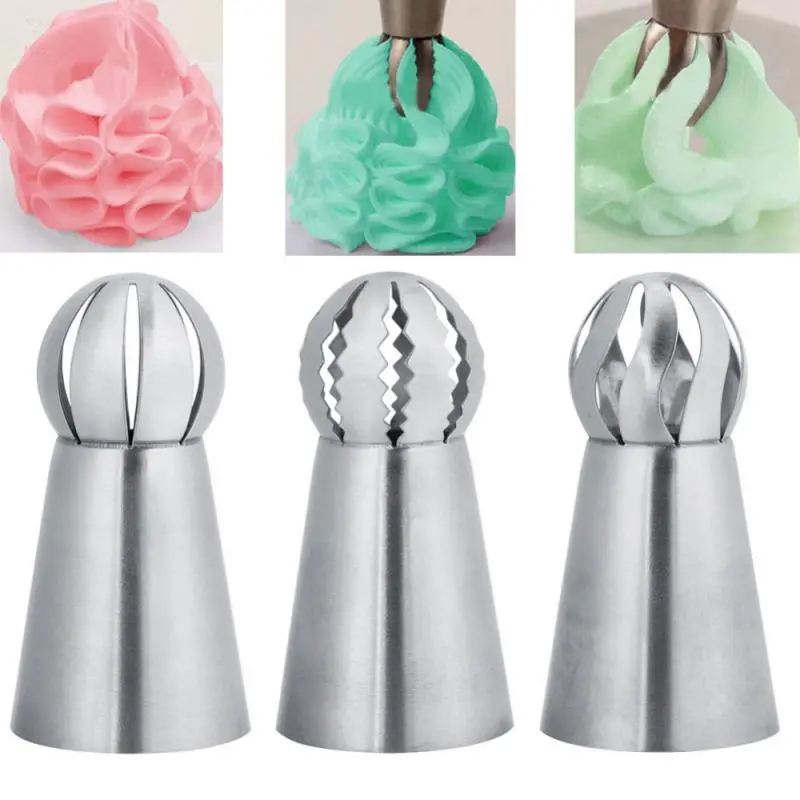 3-Piece Pastry Bag Tip Set For Bakers 1