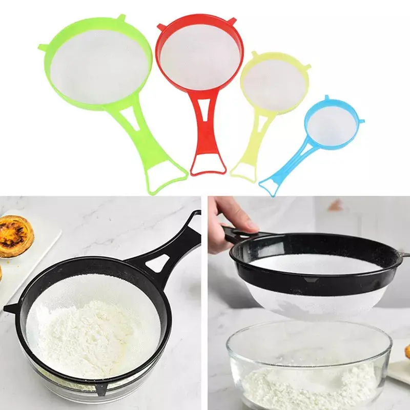 4-Piece Fine Mesh Straining Set – Multi-Use Plastic Filter Collection 1