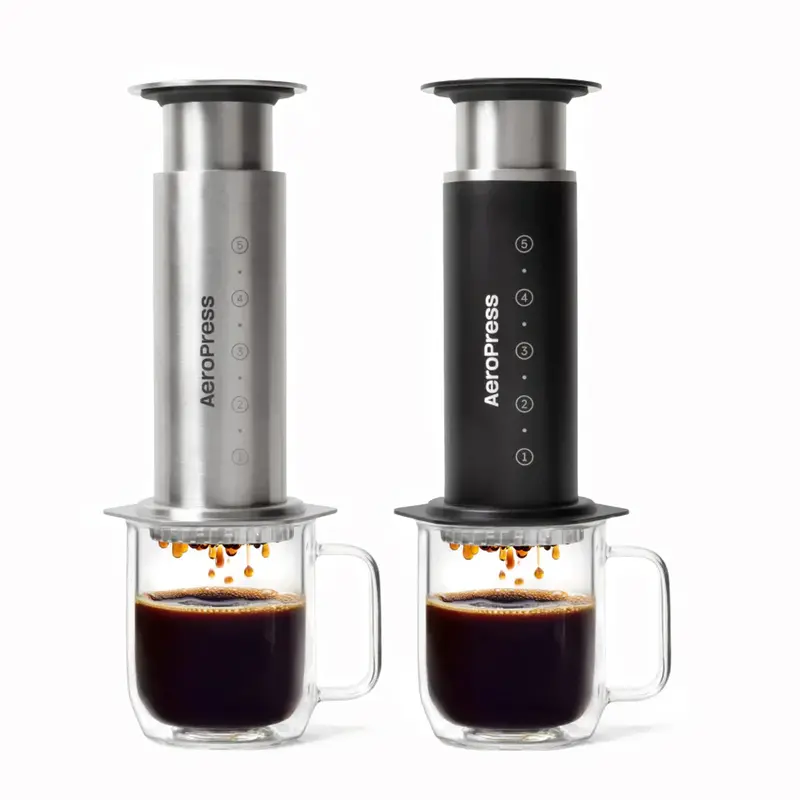 Aeropress Steel Edition – Stainless Steel Coffee Maker With Enhanced Durability 1