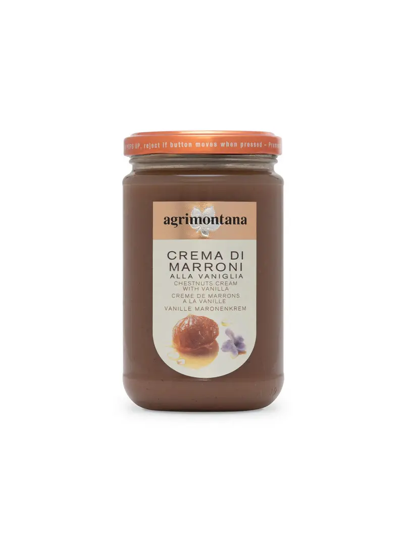 Agrimontana Vanilla Chestnut Cream – 350G (12.3 Oz) Gourmet Spread 1