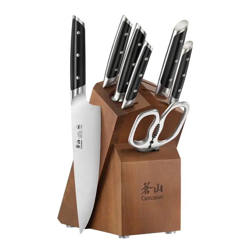 Akka 8-Piece Essential Knife Block Set – Balanced Performance Design 1