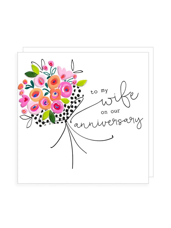 Anniversary Bouquet Gift For Wife – Romantic Floral Arrangement 1