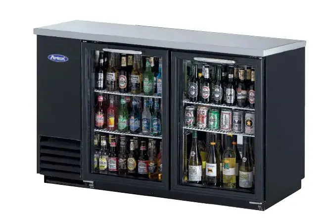 Atosa Glass-Swing Door Refrigerated Back Bar Cooler 1