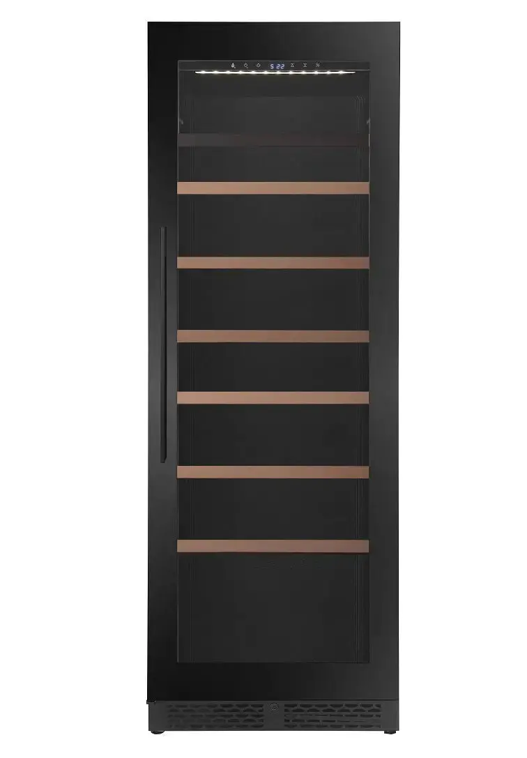 Award 400L Upright Wine And Beverage Cooler – 60Cm Black Glass 1