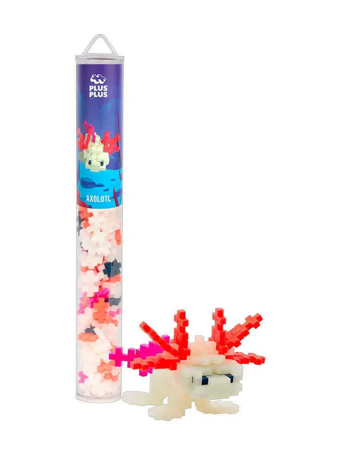 Axolotl-Themed Puzzle Tube – Fun Animal Challenge 1