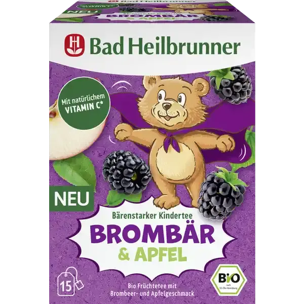 Bad Heilbrunn Organic Children'S Fruit Tea – Blackberry-Apple With Natural Vitamin C 1