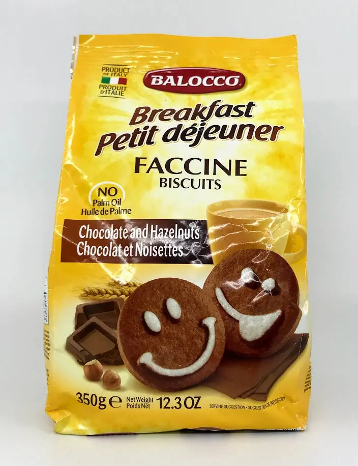 Balocco Faccine Smiley Face Cookies – 350G (12.3 Oz) 1