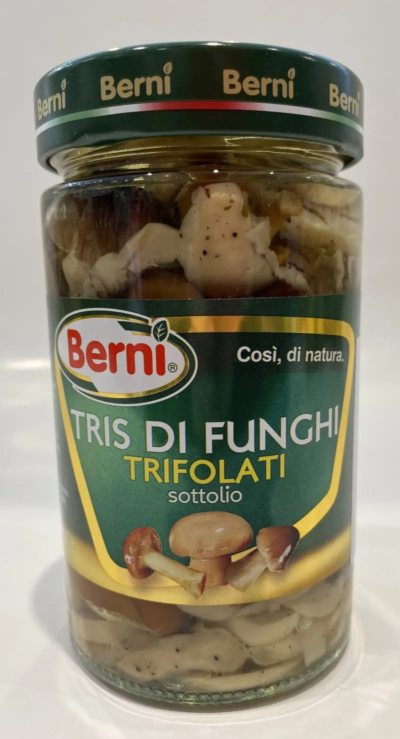Berni Trio Of Truffle-Style Mushrooms In Oil – 290G (10.23 Oz) 1