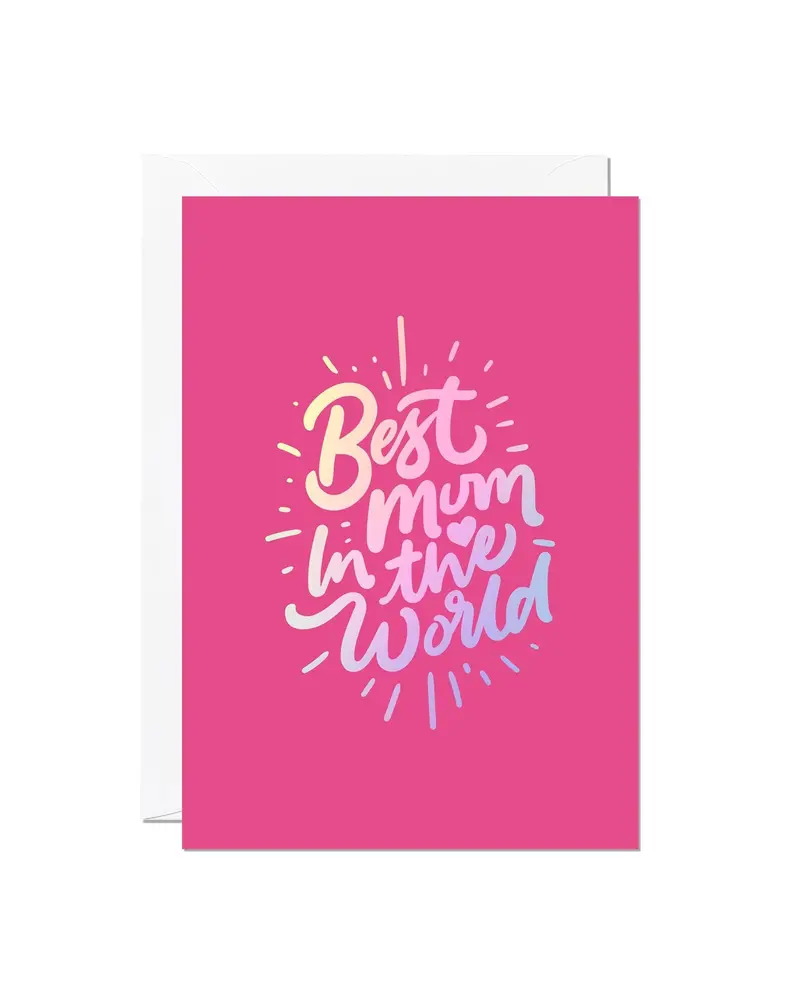 ‘Best Mum Ever’ Keepsake Card For Mother’S Day 1