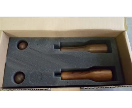 Bezzera Bz Wooden Knob Set – Group Head & Steam/Water Lever Upgrade 1