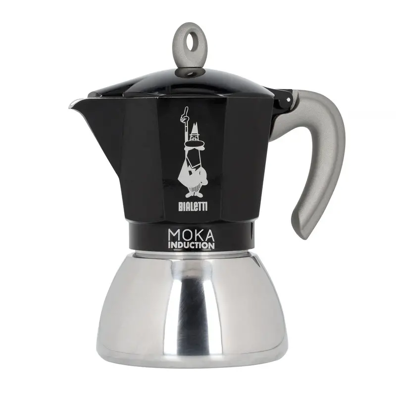 Bialetti Moka Induction Coffee Pot – Black (4-Cup Or 6-Cup Options) 1