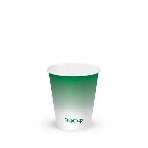 Biopak Eco-Friendly Green Cold Paper Water Cup 1