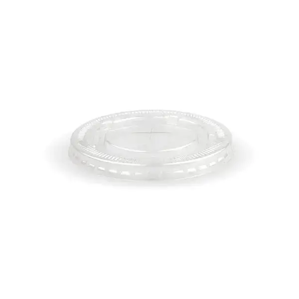 Biopak Pet Lid For Cold Paper Biocups – Clear Beverage Cup Cover 1