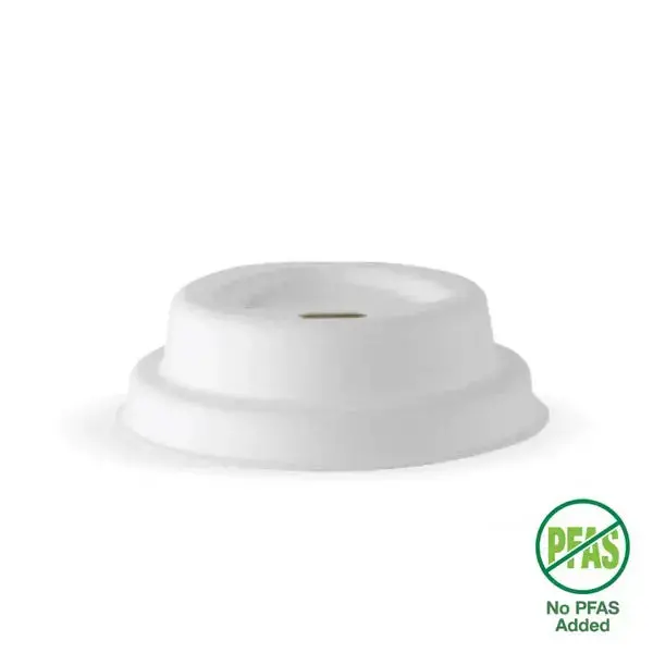 Biopak Plant Fibre Biocup Lid – Compostable Beverage Cup Cover 1
