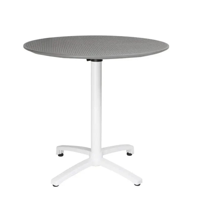 Bolero Dark Grey Folding Polypropylene Table – 800 Mm 1