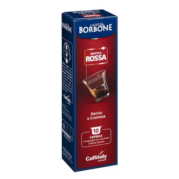 Borbone Caffitaly Espresso Capsules – Intense Red Blend – Pack Of 10 1