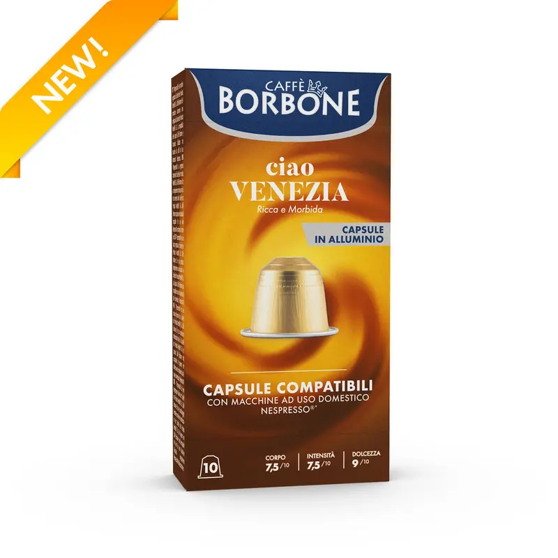 Borbone Ciao Venezia Espresso Capsules For Nespresso (10-Pack) 1