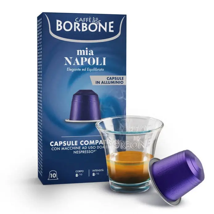 Borbone Mia Napoli Espresso Capsules For Nespresso (10-Pack) 1