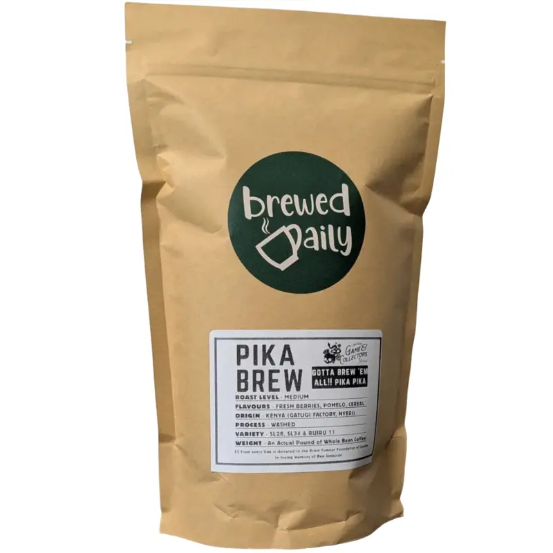 Brewed Daily Pika Brew Medium Roast Coffee – Clean, Approachable Profile 1