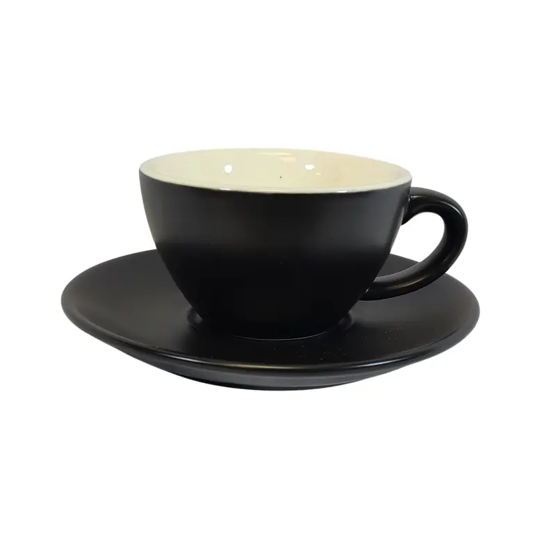 Ceramic Cappuccino Cup And Saucer – 150Ml (5Oz) 1
