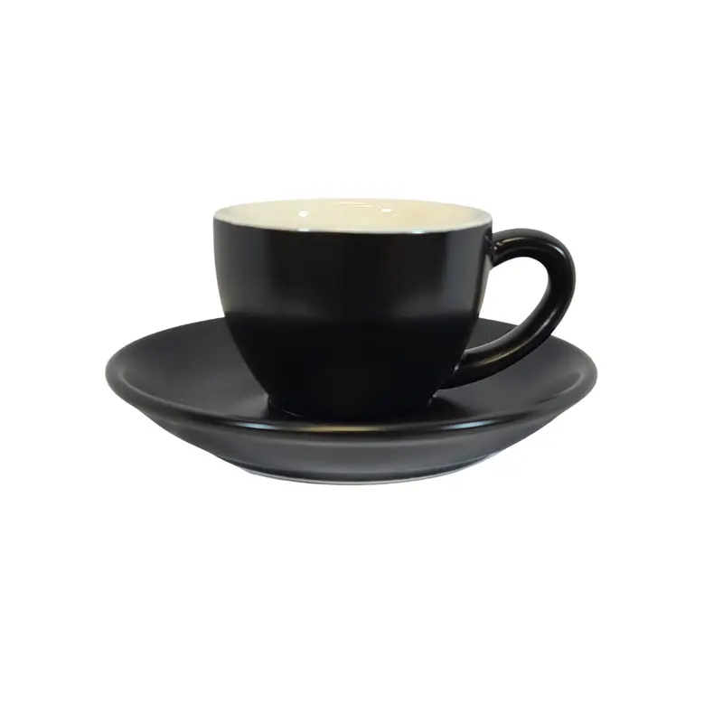 Ceramic Espresso Cup And Matching Saucer – 80Ml (2.7Oz) 1