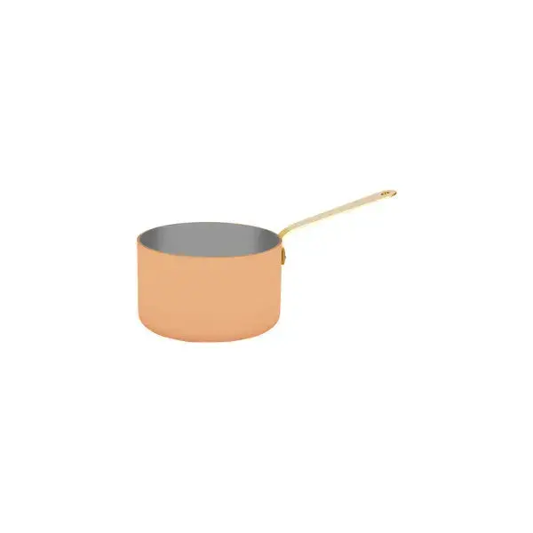 Chef Inox Copper-Finish Mini Saucepan – Stainless Steel Base 1