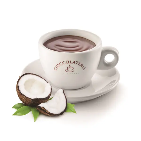 Cioccolateria Dark Chocolate & Coconut Hot Cocoa – 15-Sachet Box 1