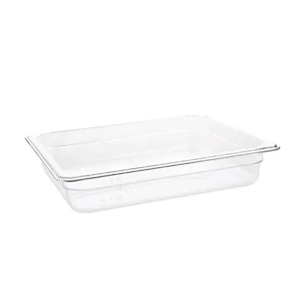 Clear Polycarbonate Gastronorm Container – Gn 1/2, 65Mm Depth 1