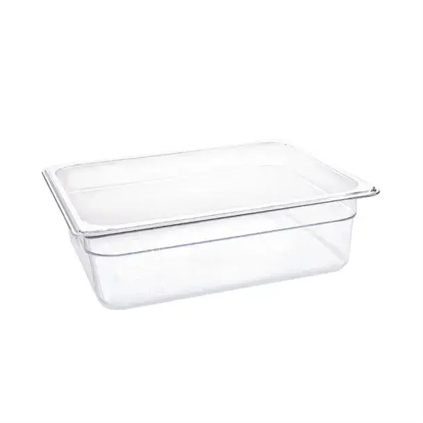 Clear Polycarbonate Gastronorm Dish – Gn 1/2, 100Mm Depth 1