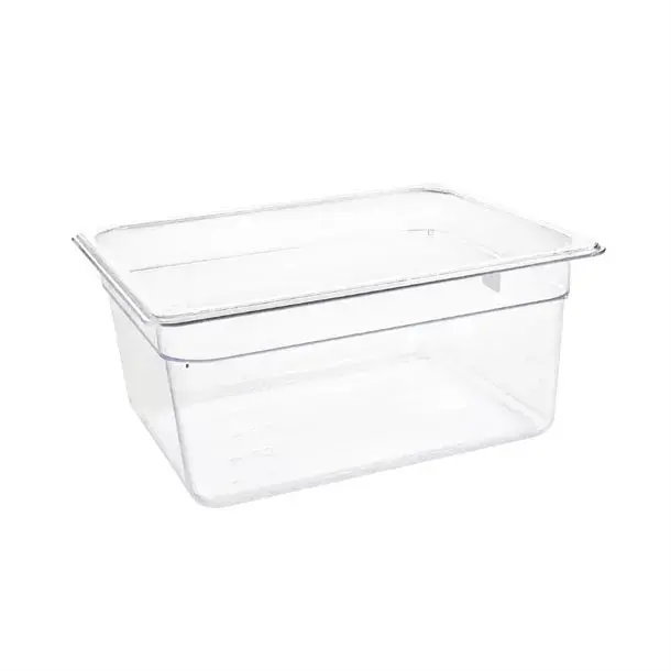 Clear Polycarbonate Gastronorm Pan – Gn 1/2, 150Mm Depth 1
