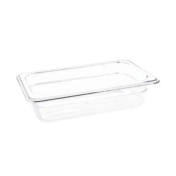 Clear Polycarbonate Gastronorm Tray – Gn 1/4, 65Mm Depth 1