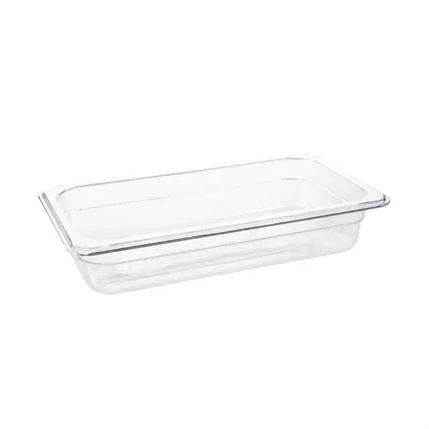 Clear Polycarbonate Gn 1/3 Gastronorm Container – 65Mm Depth 1