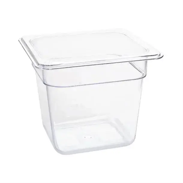 Clear Polycarbonate Gn 1/6 Gastronorm Container – 150Mm Depth 1