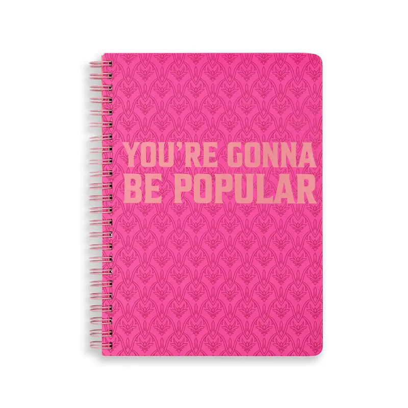 Compact Inspirational Notebook: 'You'Re Gonna Be Popular' Design 1