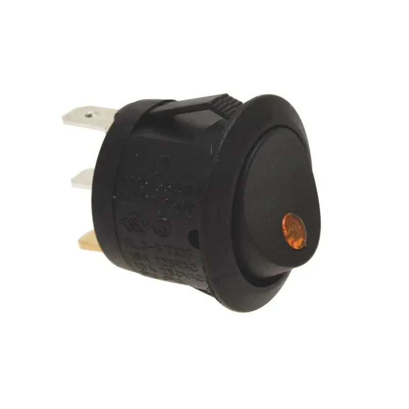 Compak Black Bipolar Switch – 10-Amp Replacement (Special Order) 1
