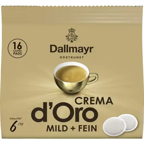 Crema D'Oro Mild & Fine Coffee Pads – Compatible With Senseo Machines 1