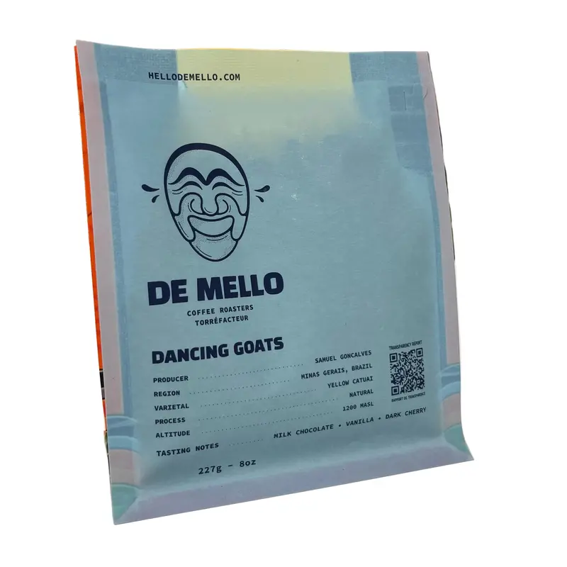 De Mello Dancing Goats Light-Roast Coffee Beans 1