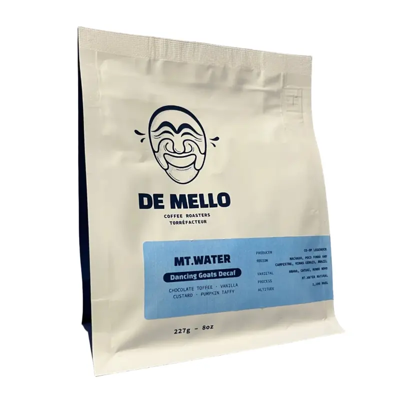 De Mello Mt. Water Dancing Goats Decaf – Swiss Water Processed 1