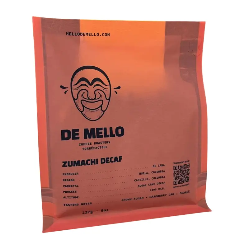 De Mello Zumachi Decaffeinated Coffee Beans 1