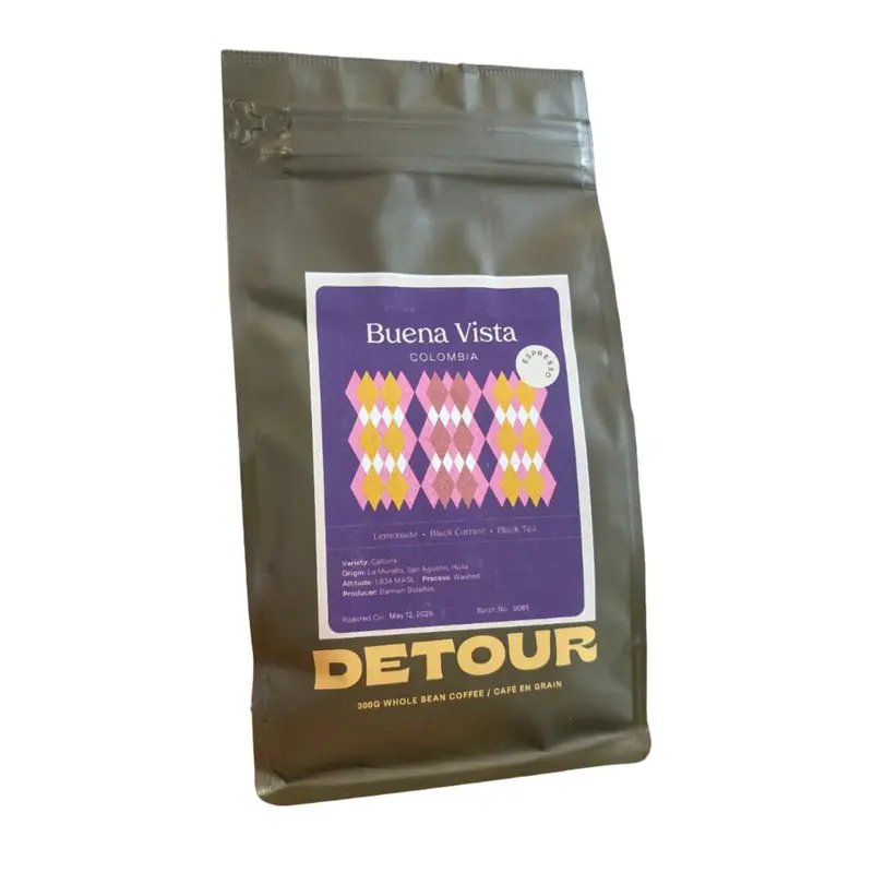Detour Colombia Buena Vista Espresso-Ready Whole Beans 1