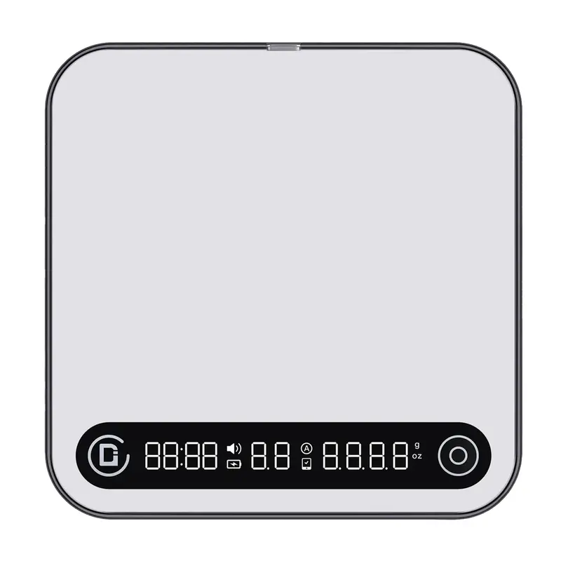 Difluid Microbalance Digital Scale – White, 0.01G Precision (0–2000G) 1