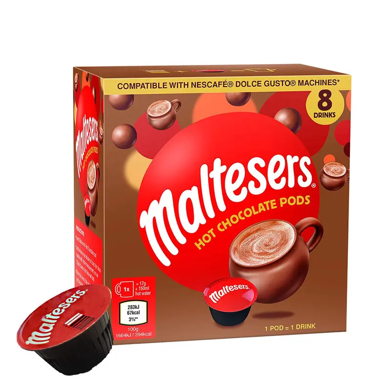 Dolce Gusto Maltesers Coffee Capsules – 8-Pack, 120G 1