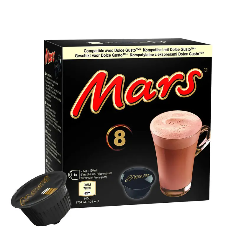 Dolce Gusto Mars Chocolate Coffee Capsules – 8-Pack, 120G 1