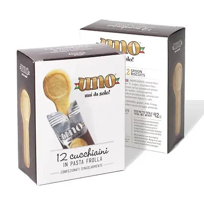 Foodrinks Uno Cucchiaino Shortbread Cookies – 12-Unit Pack 1