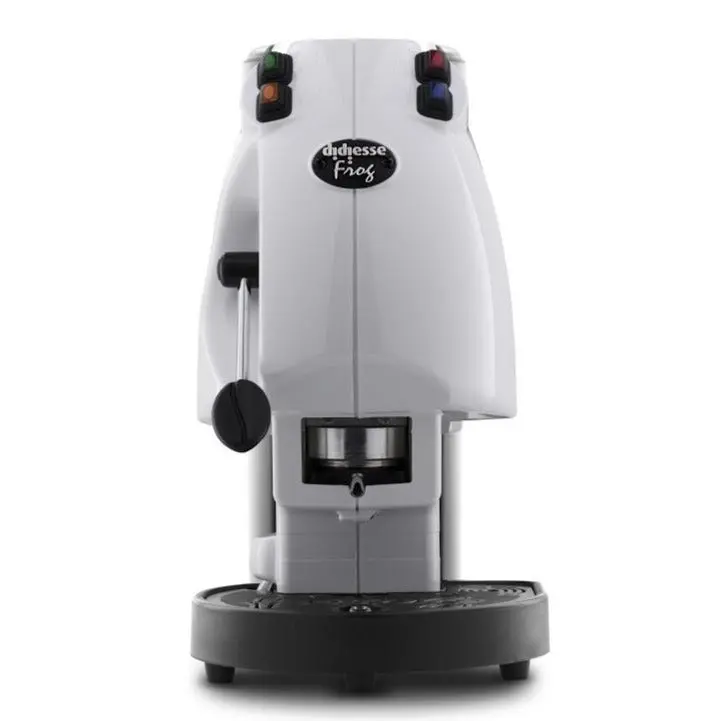 Frog Ese Pod Espresso Machine – White Compact Brewer With Steam Wand 1