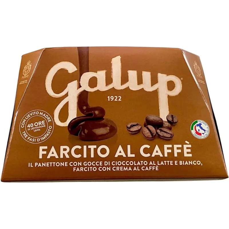 Galup Coffee-Filled Panettone – Artisanal Italian Sweet Bread, 750 G (26.5 Oz) 1