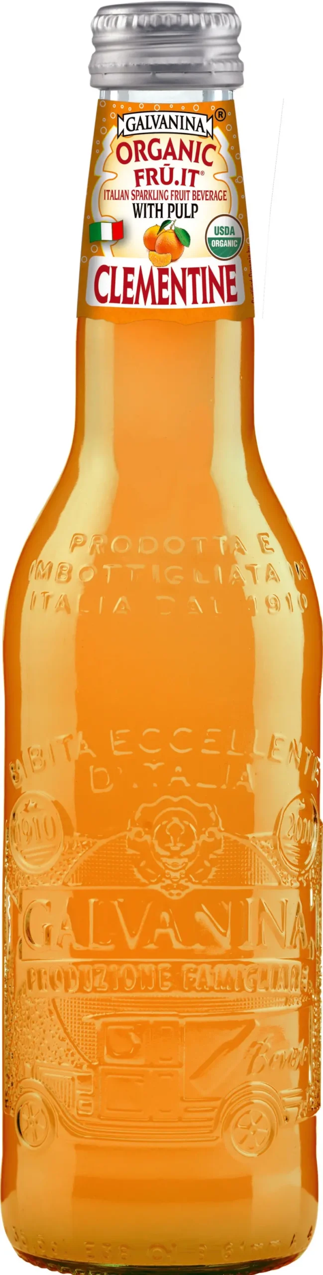 Galvanina Clementine Sparkling Soda – Sweet-Tart Italian Citrus, 355Ml (12 Fl Oz) 1