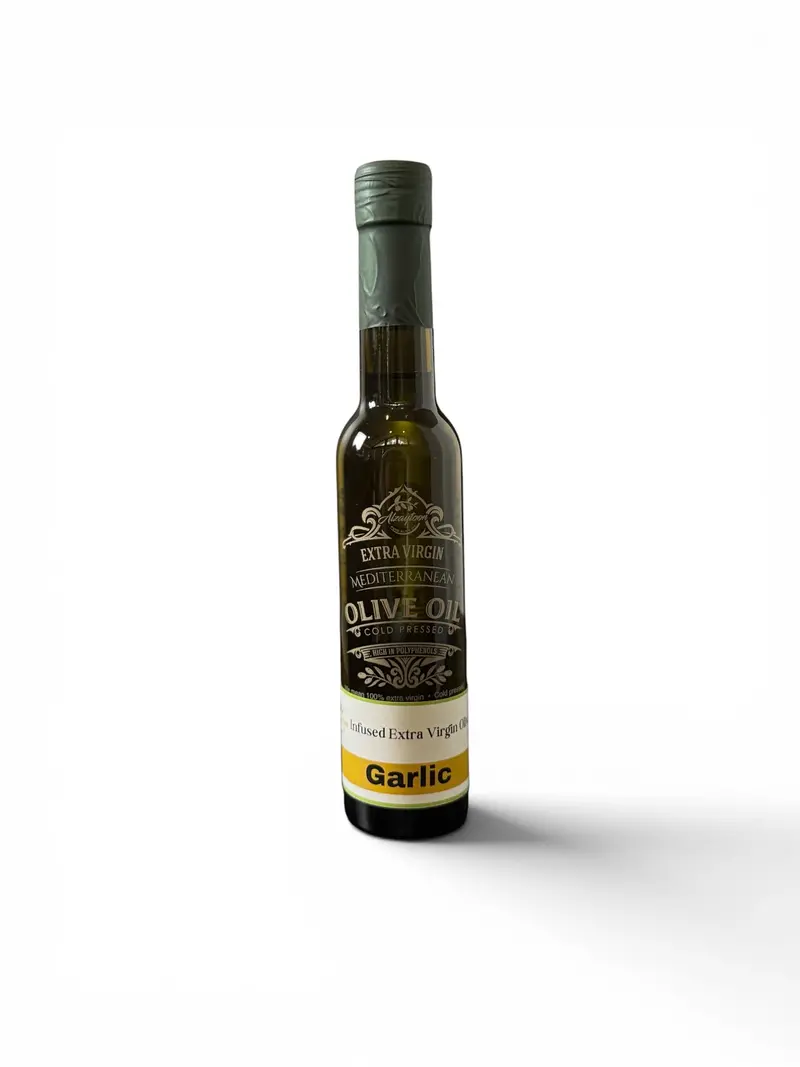 Garlic-Infused Extra Virgin Olive Oil 1