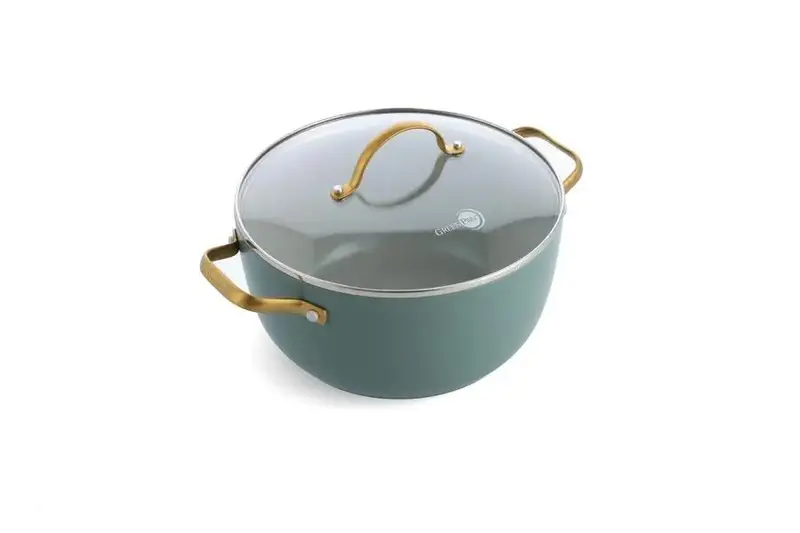 Greenpan Padova Pfas-Free 24Cm Covered Casserole (4.7L) – Smokey Blue 1