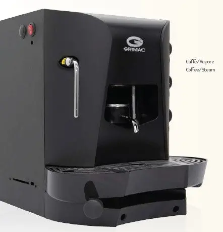 Grimac Opale Pod Espresso Machine – Matte Black Design With Steam Wand 1